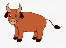 Cute Brown Buffalo Clipart - Bull Clipart #317317 - Free ...