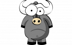 Vector graphics Cartoon Water buffalo Clip art Drawing - gnu ...