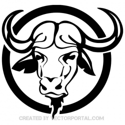 Buffalo clip art vectors download free vector art image #22813