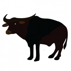 Water buffalo American bison African buffalo Clip art ...