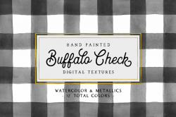 Hand Painted Buffalo Check Patterns ~ Graphic Patterns ...