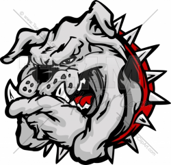 Bulldog Clipart Clipart Cartoon Image. Easy to Edit Vector Format.