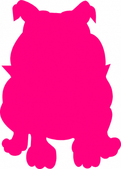 Pink Bulldog Clip Art at Clker.com - vector clip art online, royalty ...