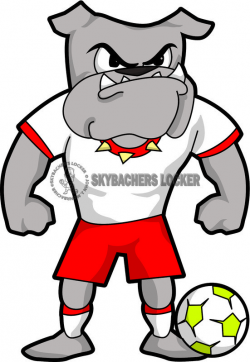 Bulldog Soccer Mascot