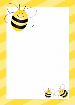 Bumblebee clipart border, Bumblebee border Transparent FREE ...