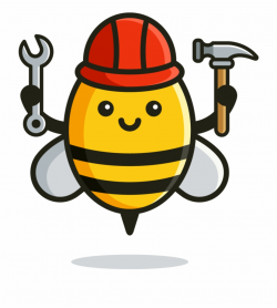 Rotate & Resize Tool: bumble bee clipart worker