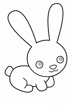 Download - Bunny Clipart Black And White, Transparent Png Download ...