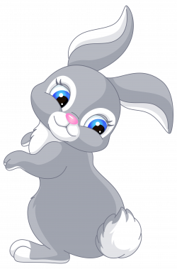 Cute bunny cartoon clip art image - ClipartPost