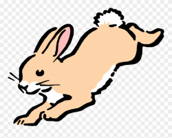 Cartoon Bunny Hops Image - Animals That Jump Clipart - Png Download ...