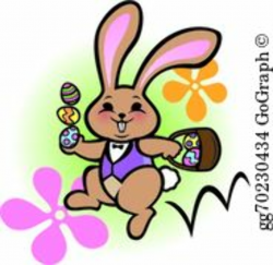 Bunny Hop Clip Art - Royalty Free - GoGraph
