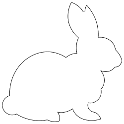 Lily street digitized longarm quilting patterns bunny outline csq ...