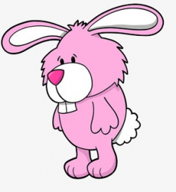 Sad Bunny, Sad Clipart, Bunny Clipart, Pink PNG Transparent Image ...