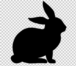 Hare Easter Bunny Rabbit Silhouette Drawing PNG, Clipart, Animals ...