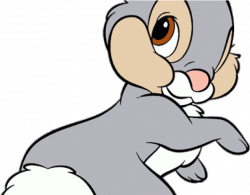 Disney Clipart Bunny - Thumper Rabbits Coloring Pages - Png Download ...