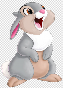 Bambi Thumper Faline , Thumper Bambi , rabbit illustration ...