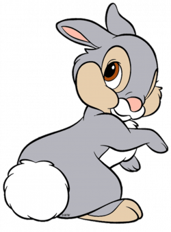 Bambi Clip Art | Thumper, Thumper\'s Sisters and Miss Bunny Clip Art ...