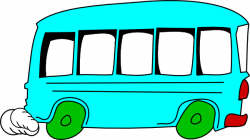 Blue Bus Clip Art at Clker.com - vector clip art online, royalty ...