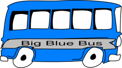 Big Blue Bus Clip Art at Clker.com - vector clip art online, royalty ...