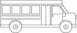 Free School Bus Outline, Download Free Clip Art, Free Clip Art on ...
