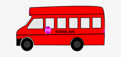 Red School Bus Clipart - Red School Bus Clip Art - Free Transparent ...