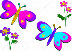 Butterfly clip art flower - 15 clip arts for free download on EEN
