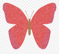 Free Glitter Butterfly Clipart - Glitter Butterfly Clipart - Png ...