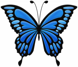 Blue Butterfly PNG Clip Art Image | Gallery Yopriceville ...