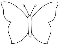 coloring page … | Butterfly coloring page, Butterfly outline ...