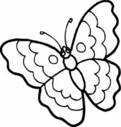 Butterfly black and white cartoon butterfly clipart jpeg ...