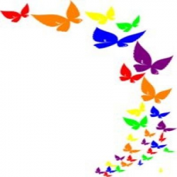 Butterflies Clipart Border | Free download best Butterflies Clipart ...