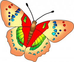 Colorful butterflies clipart - Clip Art Library