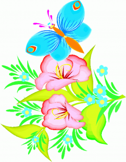 Free Flowers And Butterflies Clipart, Download Free Clip Art, Free ...