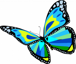 Flying butterfly clipart 8 » Clipart Station