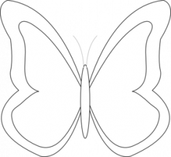 Butterfly Outline Clipart | Clipart Panda - Free Clipart Images