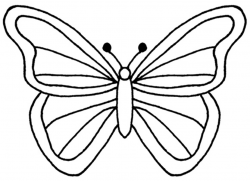 Free Butterfly Outline Clipart, Download Free Clip Art, Free Clip ...