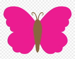 Another Look At The Personal Values - Simple Pink Butterfly Clipart ...