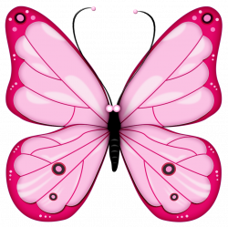 Pink Transparent Butterfly Clipart | Gallery Yopriceville - High ...