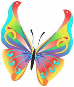 Free Rainbow Butterfly Cliparts, Download Free Clip Art, Free Clip ...