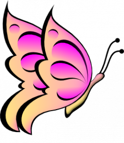Butterfly clip art (105938) Free SVG Download / 4 Vector