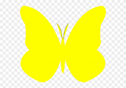 Yellow Butterfly Clipart - Png Download (#1098295) - PinClipart