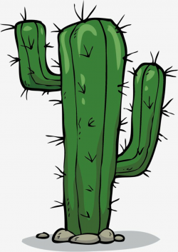 Cartoon Cactus, Cartoon Clipart, Hand Painted, Cactus PNG ...