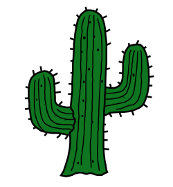 Cactus clipart tumblr cartoon | The Golden Cactus in 2019 | Cactus ...