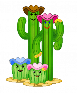 Cactus Clip Art Free | Cactus Clip Art of a cactus cowboy and ...