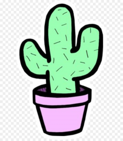 Sticker, Drawing, Cactus, transparent png image & clipart free download