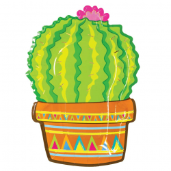 Fiesta Cactus-Shaped Dessert & Salad Paper Plates