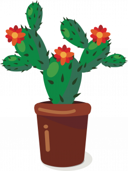 Cute Cactus Clipart | Plants Clipart | Cactus clipart, Catus plants ...