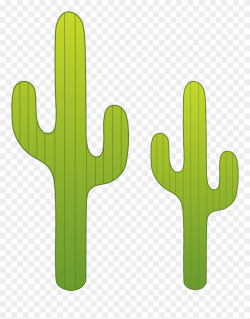 Western Clipart Saguaro - Cactus Clipart Small - Png Download (#8385 ...