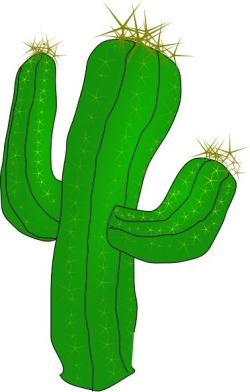 Saguaro Cactus clip art Free vector in Open office drawing svg ...