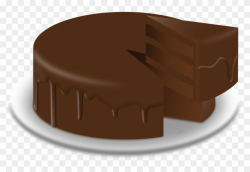 Chocolate Cake Clipart Chocolate Dessert - Chocolate Cake Png ...