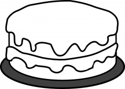 Free Birthday Cake Outline, Download Free Clip Art, Free Clip Art on ...